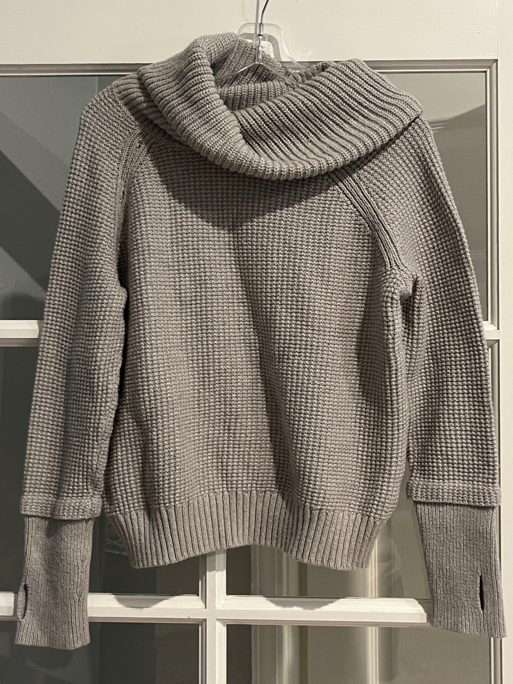 41 Hawthorn Light Gray Cowl Neck Sweater